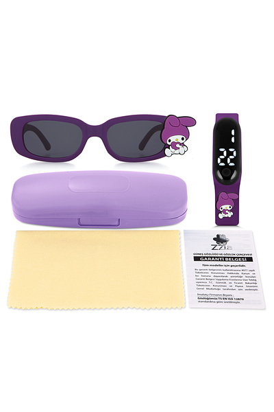 Zzla Uv400 Protection Children's Sunglasses Waterproof Touch Led Children's W...