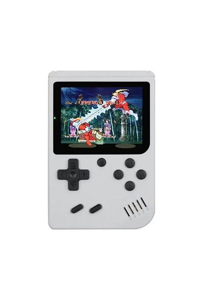 Choice White 2.4 Inch LCD Screen Retro Video Game Console Built-in 400 In Handheld Portable Game Console Ch