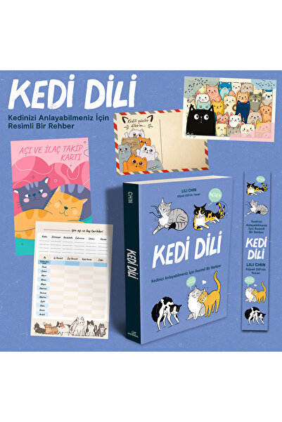 nesnel yayınlar Kedi Dili - Kedinizi Anlayabilmeniz için Resimli Bir Rehber -...