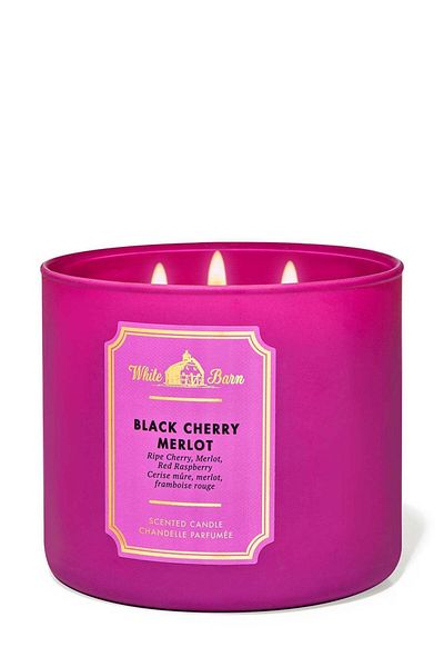 Bath & Body Works Black Cherry Merlot 3-Wick Candle