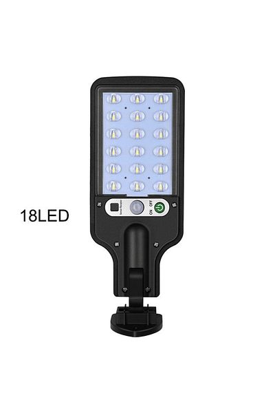 Choice black 616A Solar Outdoor Led Courtyard Wall Lamp Human Body Induction Garden Terrace Garage Door Str