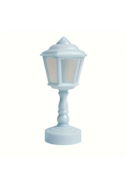 Choice Blue Geometric Flower Bud Button Battery LED Table Lamps Desk Night For Bedroom Dining Touch Night L