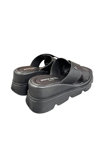 Pierre Cardin High Wedge Heel Anatomical Sole Slippers