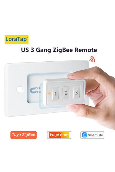 Choice 3 Gang US Remote LoraTap ZigBee 3.0 Wireless 13 Types Push Button EU US Remote Controller Tuya Scene
