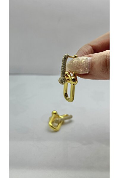 Selen’S Gümüş Kadın Tifani Büyük Boy Gümüş Küpe İthal Ürün