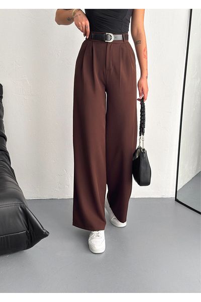 winmoda ΠΑΝΤΕΛΟΝΙ ΔΙΠΛΟ ΥΦΑΣΜΕΝΟ ΜΕ ΖΩΝΗ ΚΑΙ ΠΙΤΕΣ ΜΠΡΟΣΤΙΝΗ / ΦΑΚΥ ΠΑΝΤΕΛΟΝΙ ΔΙΠΛΟ