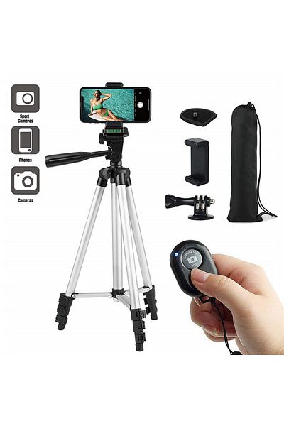 Choice silvery 3110 Smartphone Tripod Cellphone Tripod For Phone Tripod For Mobile Tripie For Cell Phone Po