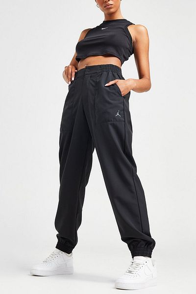 Nike Jordan Γυναικείο πλεκτό πυρήνα μαύρο Jogger Παντελόνι Γυναικείο υφαντό φούτερ μαύρο