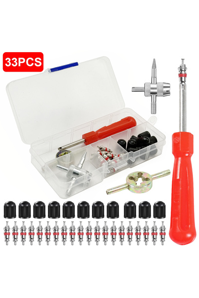 Choice مجموعة أدوات إصلاح الإطارات ومفك براغي ومقبض مشقوق لإطارات السيارات وا...