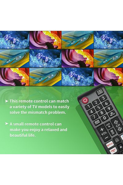 Choice جهاز تحكم عن بُعد أسود Bn59 01315b متوافق مع أجهزة سامسونج Ue43ru7100 Ue49ru7100 Ue50ru7100 Ue55ru
