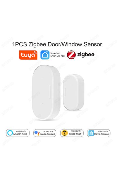 Choice 1pcs Zigbee Door Window Sensor Open Close Detector Smart Home Security Alarm Burglar Door Sensor Wor