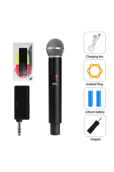 Choice 1-to-1 Wireless Microphone UHF Fixed Frequency 2 Channels Handheld Mic Micphone For Party Karaoke Pr