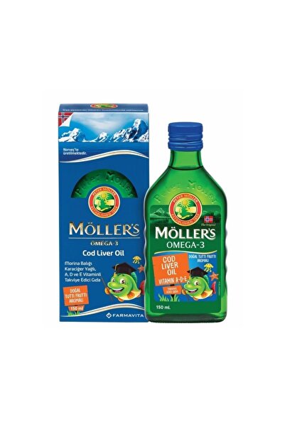 Möller's Omega-3 Fish Oil Syrup Tutti Frutti 150 ml