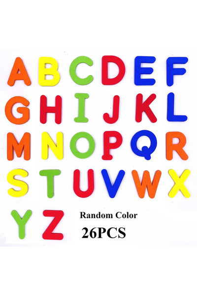 Choice ألوان عشوائية - 1 حروف مغناطيسية أرقام أبجدية ABC 123 مغناطيس ثلاجة بل...