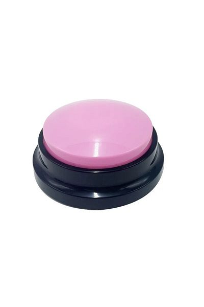 Choice Pink Dog Toys Funny Dog Recordable Pet Toys Travel Talking Pet Starters Pet Speaking Buttons Portabl