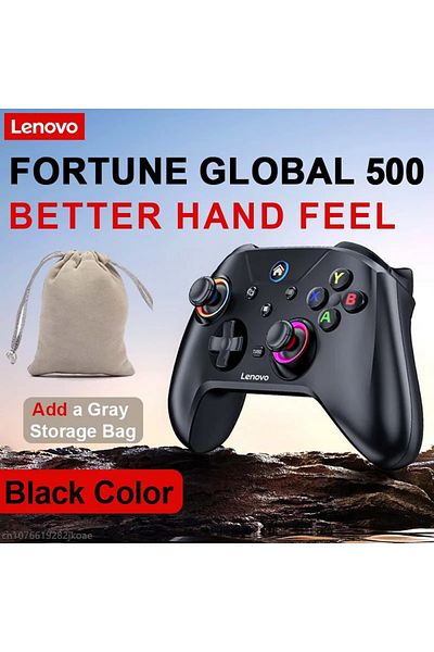 Choice S02 Black and Bag Lenovo S02 Controller for Switch Joystick Gamepad Dual Vibration Wireless Bluetoot