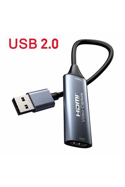 PzzPss بطاقة التقاط فيديو USB 2.0 HDMI بدقة 4K ومعدل تحديث 30 هرتز، صندوق التقاط فيديو USB 2.0 USB 3.0 USB-C لأجهزة Macbook