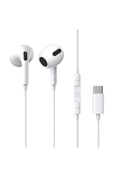 Baseus WHITE Baseus C17 In-ear Wired Earphone For Xiaomi Samsung NOTE 10 NOTE 20 S21 S20 Cellphone Headphon