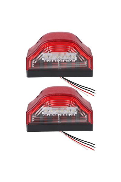 LEEPEE مصابيح LED بيضاء باردة مكونة من 3 أرقام E9 12 فولت - 24 فولت لشاحنة مقطورة ضوء أبيض مقاوم للماء رخصة السيارة