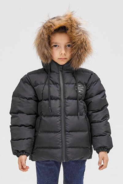 Benittokids Boy's Natural Fur Coat - 51289