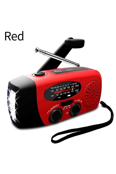 STONEGO Style B Red Mini Portable Radio Handheld Rechargeable Digital Fm Usb Tf Mp3 Player S