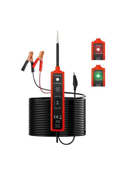 Choice Power Circuit Probe Tester 6-24V DC Test Light Short Circuit Automotive Component Electrical Pola...