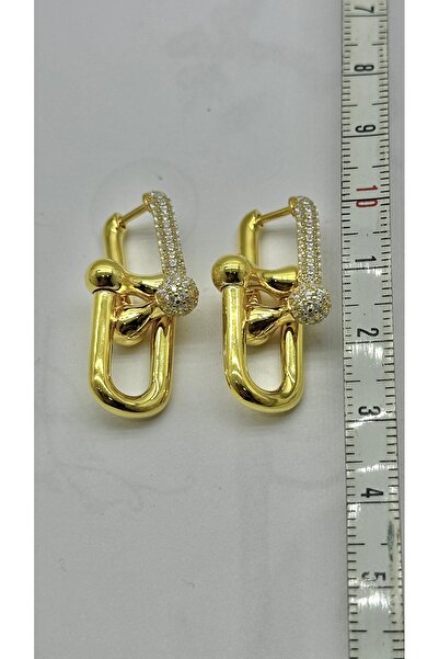 Selen’S Gümüş Kadın Tifani Büyük Boy Gümüş Küpe İthal Ürün