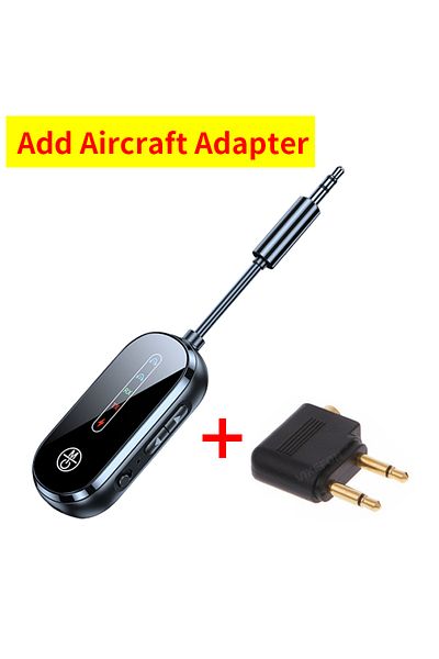 Choice With Aircraft 2 In 1 Bluetooth 5.4 Audio Transmitter Receiver 3.5mm AUX Jack Airplane Wireless Adapt