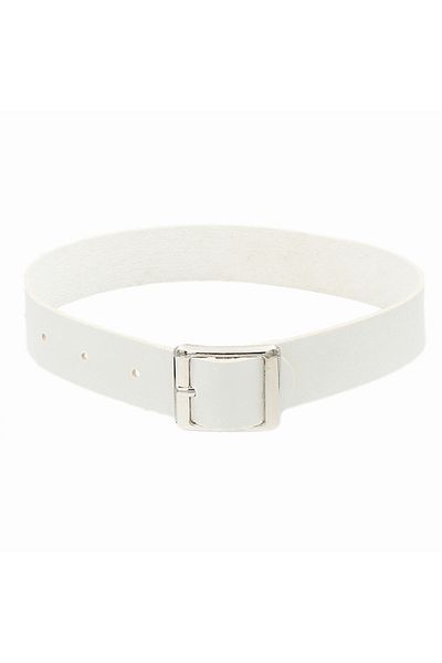 Choice White Pink New Necklace Leather Choker Party Punk Choker Collar Goth Necklace Women Black Leather Ra