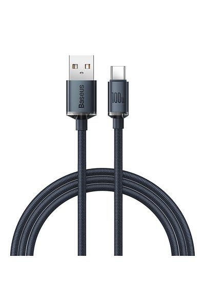 Baseus 2m Black Baseus 6A USB Type C Cable For Realme Huawei P40 Pro 66W Fast Charging Wire USB-C Charger D