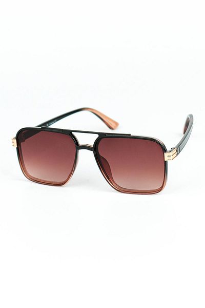 Di Caprio Men's Uv400 Protection Rectangular Model Sunglasses