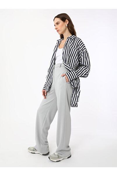 Refka Soft Feel Trousers - Pale Gray - Refka