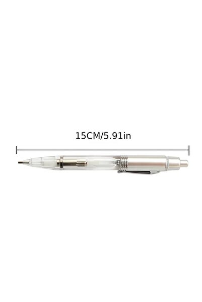 Choice Transparent 1pc Pen With Led Light Stone DIY Diamond Painting Cross St...