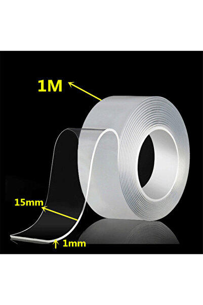 Choice8 شريط نانو مزدوج الجوانب شفاف وقابل لإعادة الاستخدام ومضاد للماء، شريط...