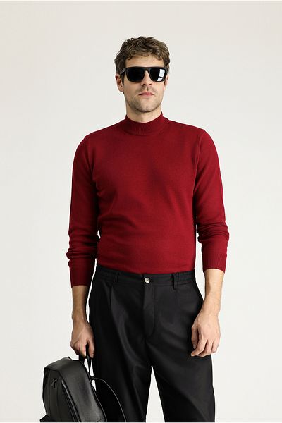 Kiğılı Bato Collar Regular Fit Cotton Knitwear Sweater