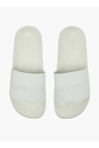 Flora Bella by Shoexpress Flora Bella Logo Detail Slip-On Slides