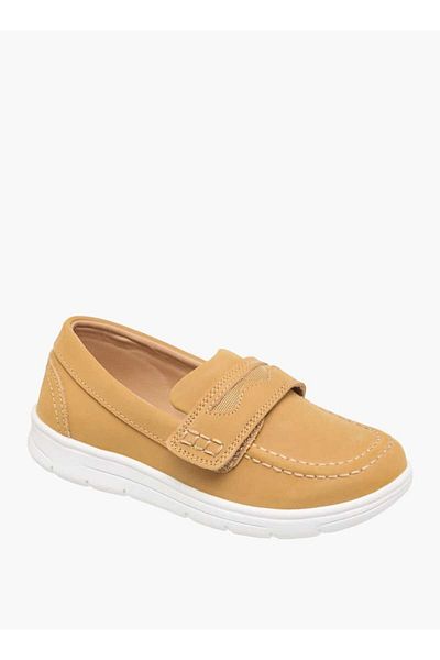 Juniors Solid Slip-On Loafers