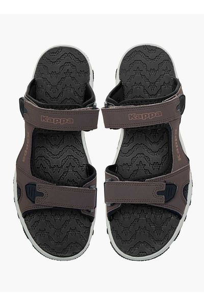 Kappa Kappa Men's Strappy Sandals with Hook and Loop Closure