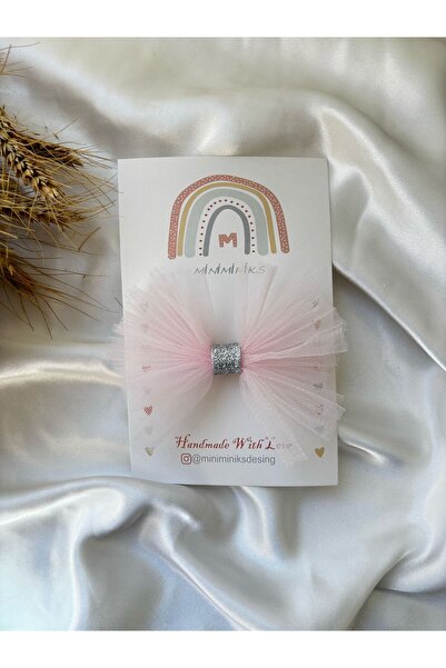 Miniminiksdesing 1-5 Yaş Süslü Simli Tül Party Tokası