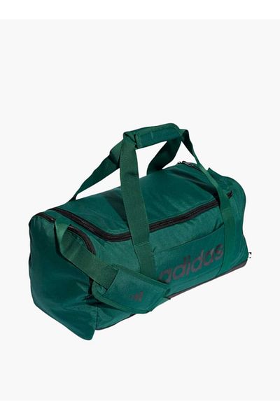 adidas adidas Logo Print Duffel Bag with Zip Closure and Double Handle