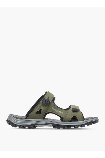 Kappa Kappa Men's Strappy Sandals with Hook and Loop Closure