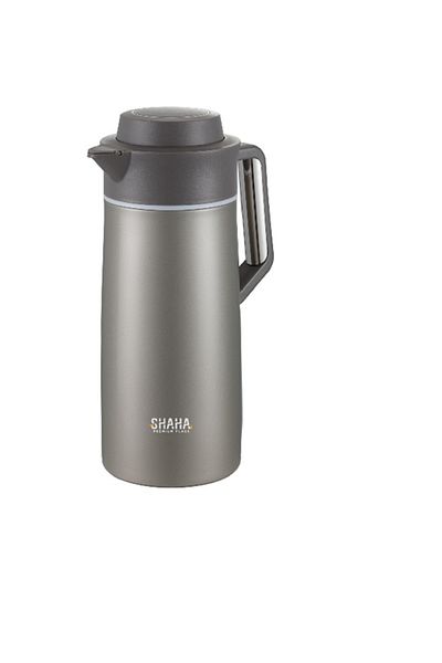 SHAHA STAINLESS STEEL V.FLASK 2.0 L BLACK BRUSH