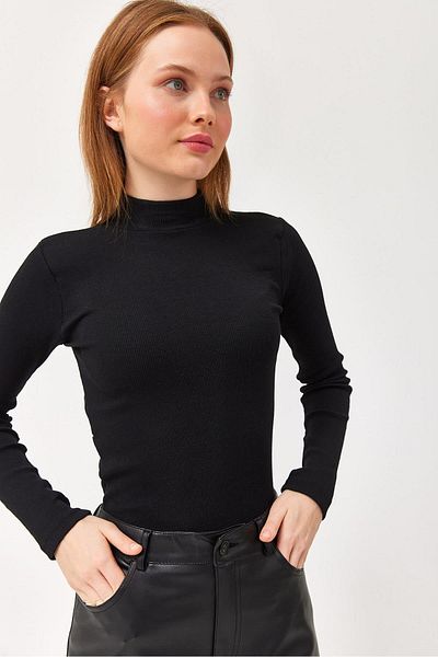 CALİENTE Μπλούζα Half Fisherman Camisole Μαύρη
