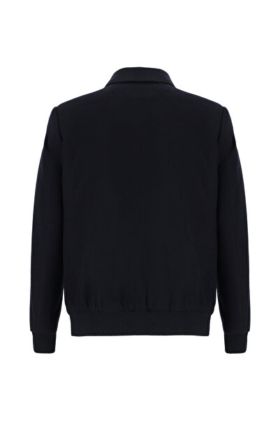 Abdullah Kiğılı Slim Fit Slim Cut Wool Stamp Coat