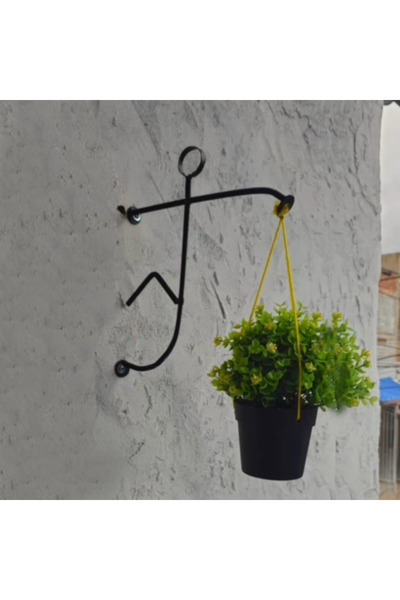 andekor ديكور وعاء زهور Stickman مرفق جداري