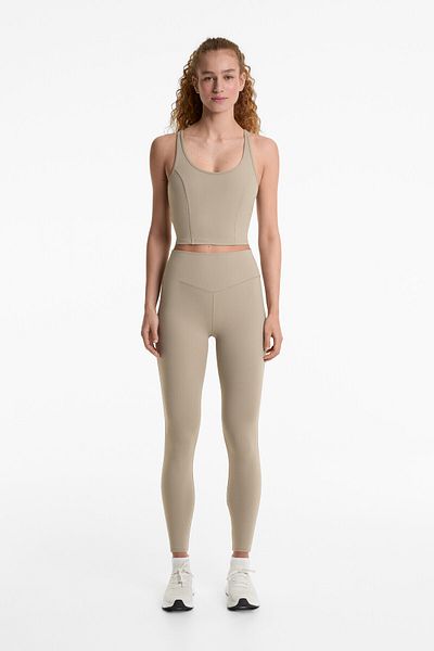 Oysho 65cm polyamide ankle-length leggings with a cotton-like feel