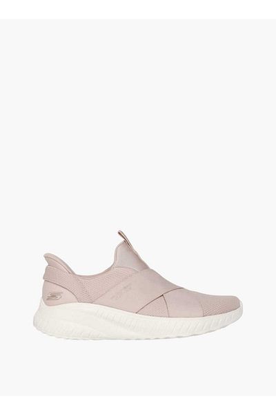 SKECHERS Women's Cross Strap Slip-On Sports Shoes - BOBS SQUAD CHAOS