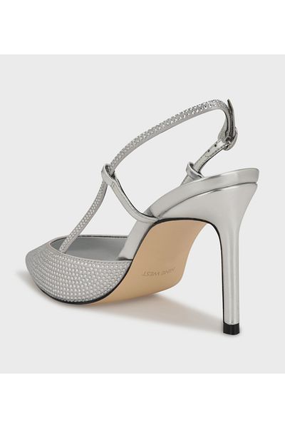 Nine West Wnrumer2-Silver Women's Sandals