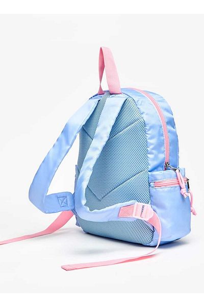 Disney Angel and Stitch Print Backpack with Adjustable Straps and Zip Closure - 39x30x13 cm
