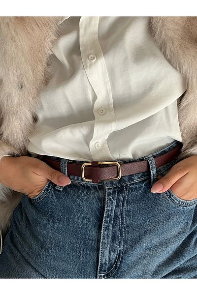 keisy Elio Gold Buckle Belt